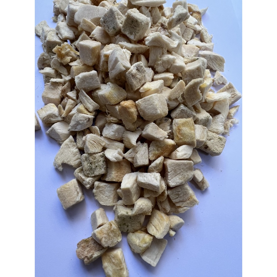 Ức gà sấy dạng viên nhỏ dành cho chó mèo trên 2 tháng tuổi gói 200g