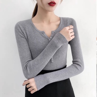 SH06 Áo len lông cừu dài tay cúc ngực cao cấp