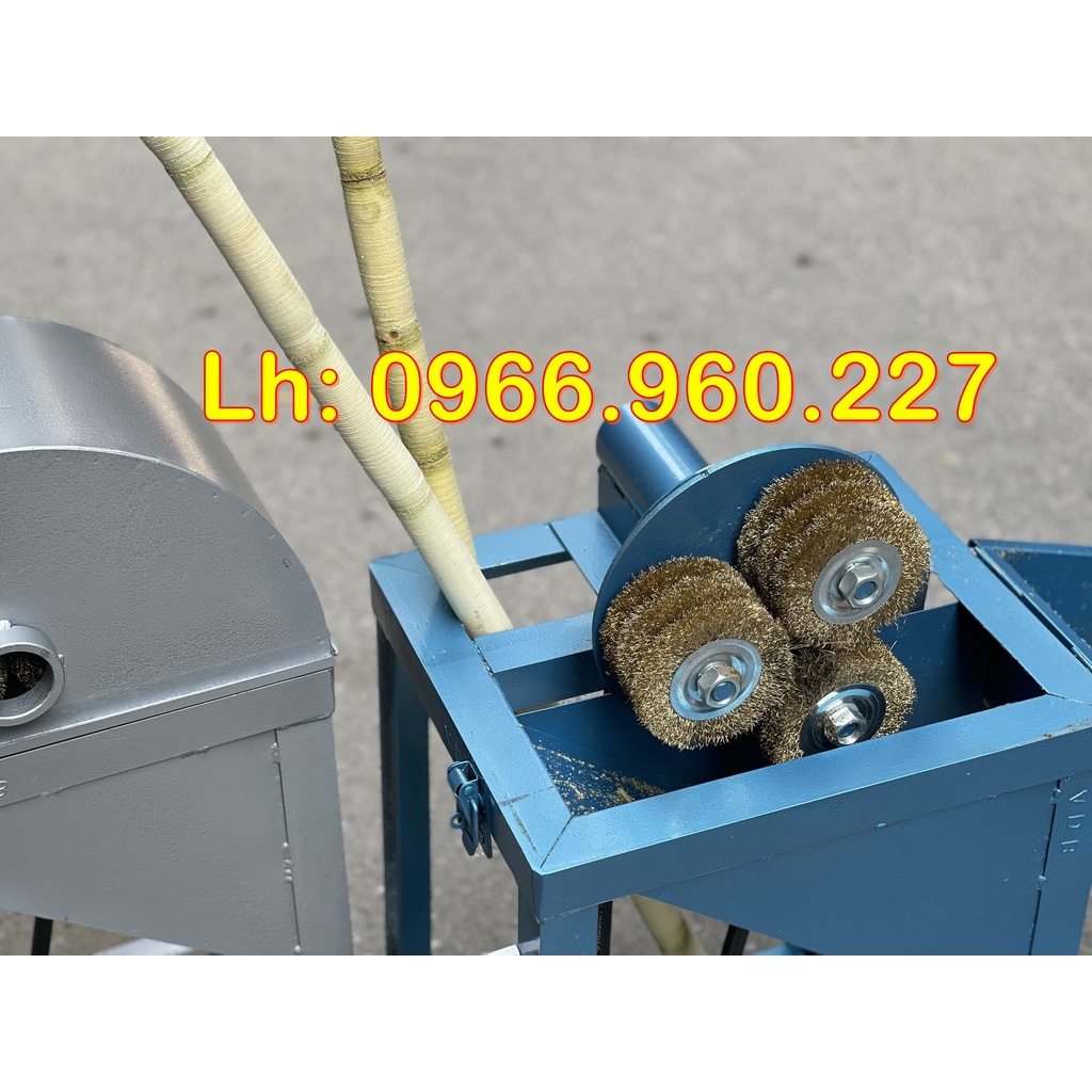 Máy cạo mía bằng chổi sắt, máy cạo mía tự động