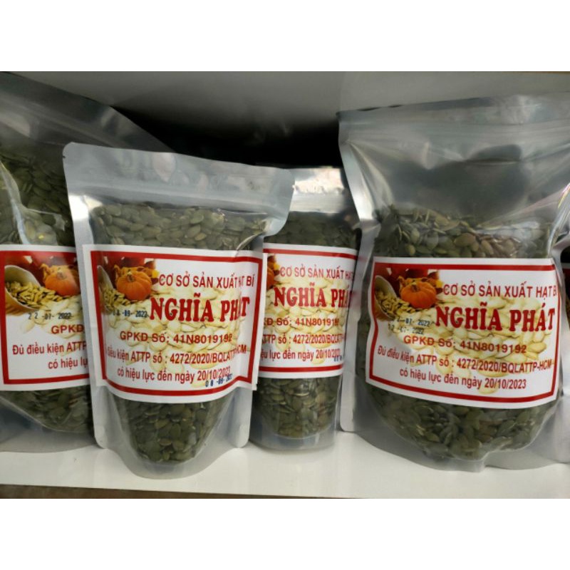 Hạt bí XANH cao cấp NGHĨA PHÁT -HSD:2024