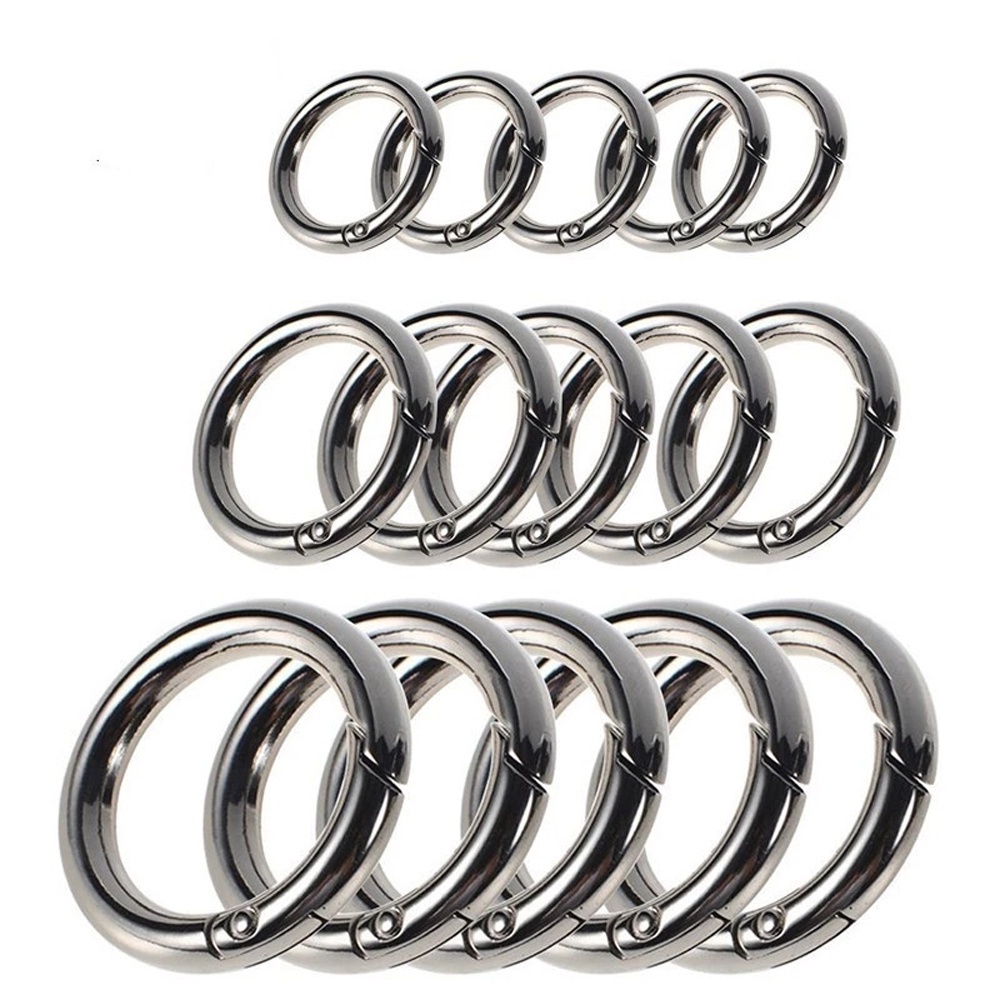 Móc Khóa Túi Xách Hình Chữ O Bằng Hợp Kim Kẽm Nhiều Màu Sắc Diy