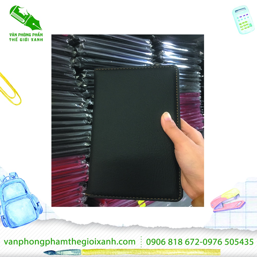 BÌA TÍNH TIỀN A6 DA MAY