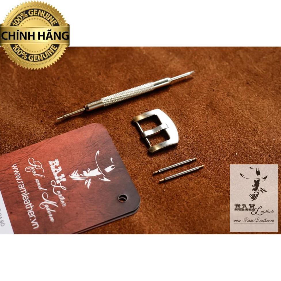 DÂY ĐỒNG HỒ DA THẬT VÂN CÁ SẤU CAO CẤP SANG TRỌNG - RAM CLASSIC 1928 - CHÍNH HÃNG RAM LEATHER .