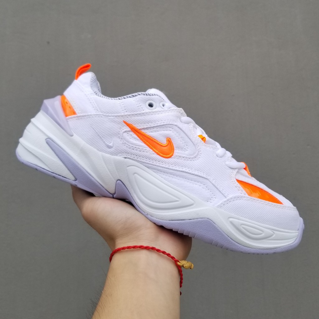 [𝗕𝗮́𝗻 𝗹𝗼̂̃ 𝘃𝗼̂́𝗻] Giày thể thao,Giày sneaker,Giày 𝐦𝟐𝐤 trắng vạch cam