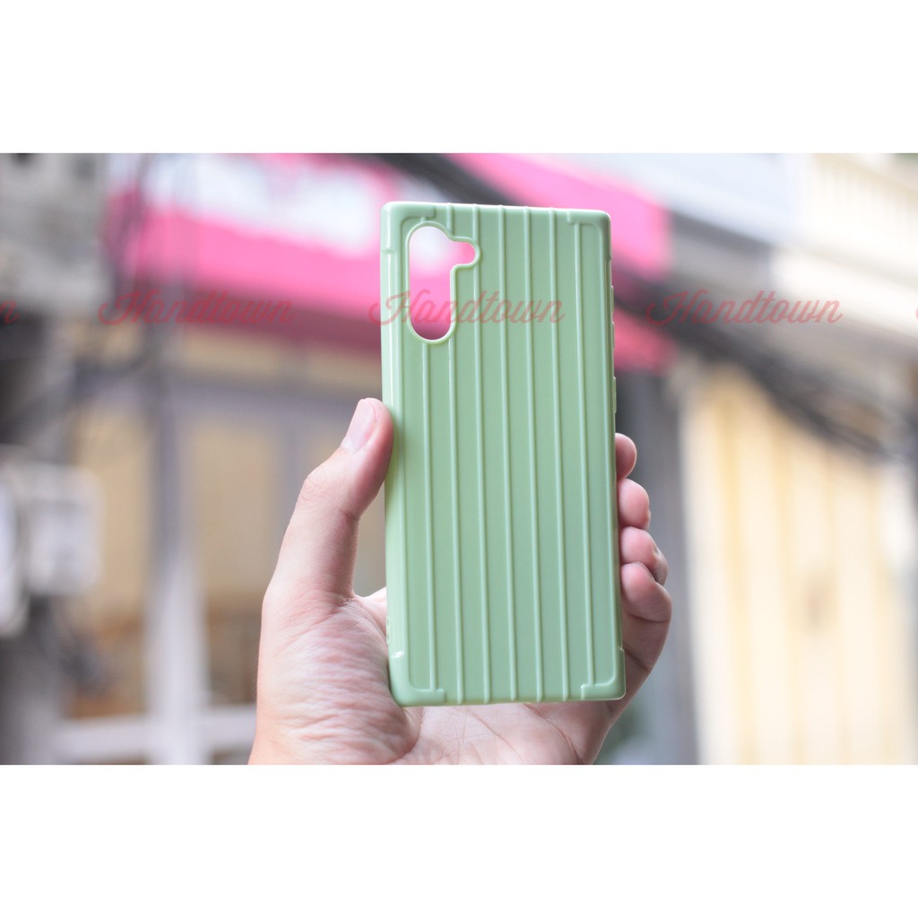 Ốp Lưng TPU Dẻo Vali Chất Sọc Dành Cho Samsung Galaxy Note 10 / Note 10 Plus Pro