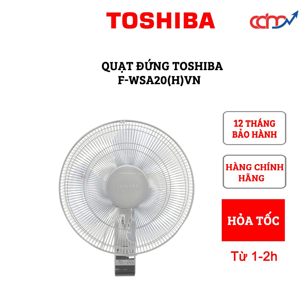 Quạt treo Toshiba F-WSA20(H)VN - Hàng chính hãng - Điều khiển từ xa, hoạt động êm ái