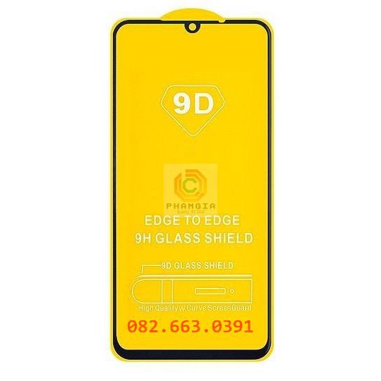 Kính cường lực Xiaomi Redmi 9 full màn hình, không chấm li ti