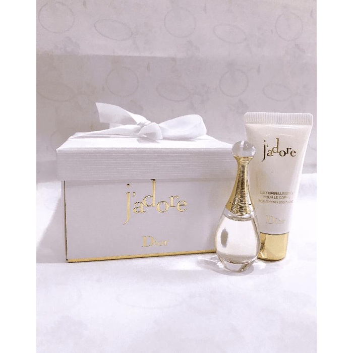 Set  Nước Hoa Mini Và Lotion Milk Dior J’adore EDP