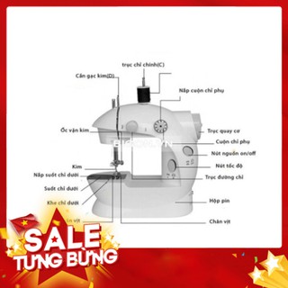 [FREE SHIP] máy KHÂU mini CMD có đèn