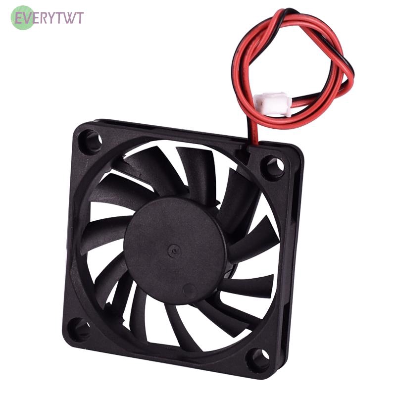 Quạt Tản Nhiệt Mini Dc 12V / 24V 2Pin 6Cm 60X60X10Mm Cho Máy In 3D | BigBuy360 - bigbuy360.vn