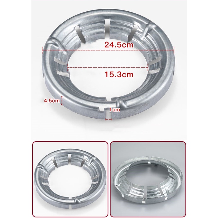 Vỉ Kiềng Chắn Gió Bếp Gas Tròn Giúp Tiết Kiệm Gas, Giúp Tập Trung Nhiệt Độ Nấu Đồ Ăn Nhanh Hơn