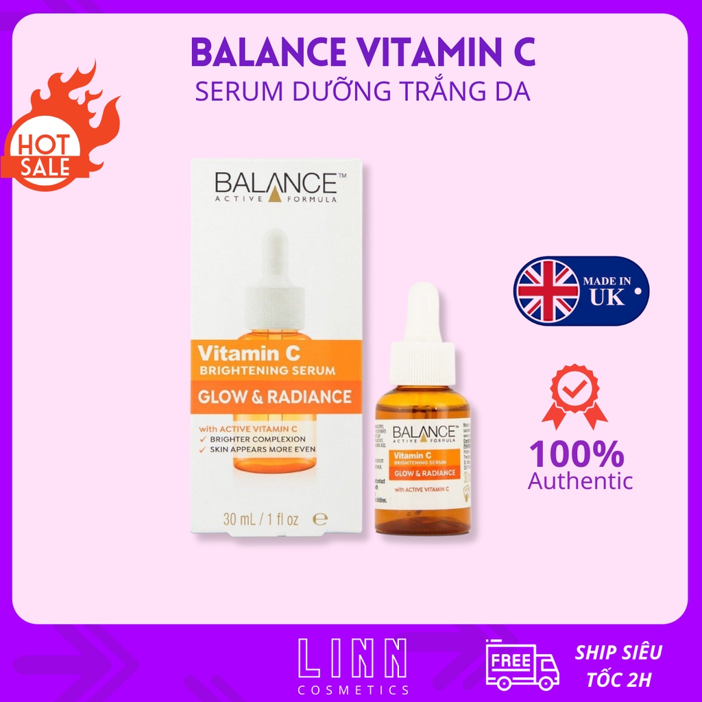 Tinh chất Làm Sáng Da Vitamin C Balance Active Formula Active Formula 30ml