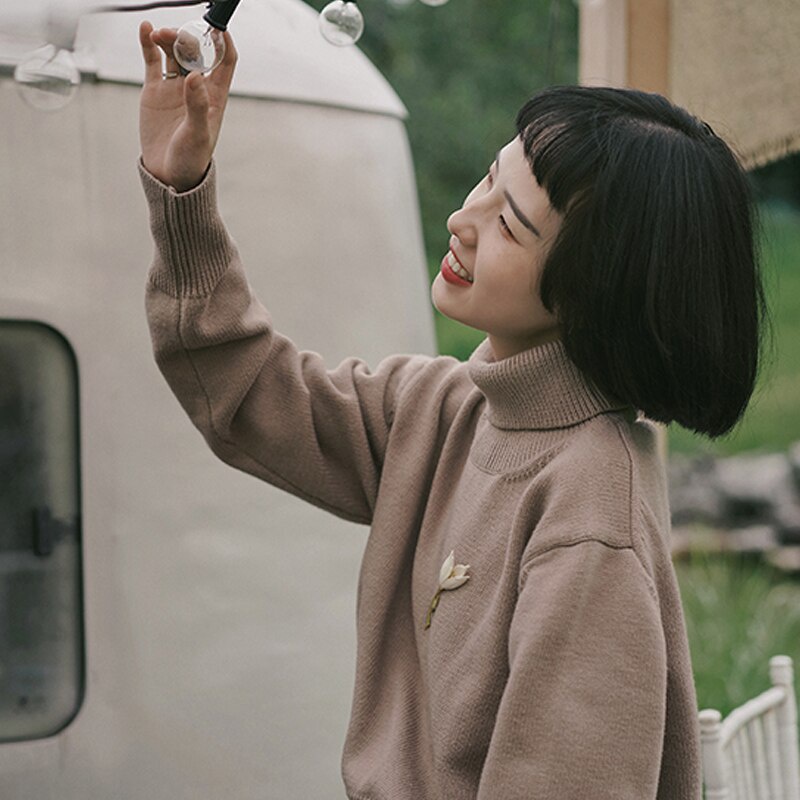 Ghim cài áo thiết kế hoa tulip thanh lịch sang trọng