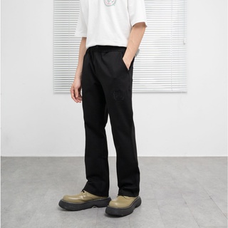 Quần vải dáng xuông cạp chun 21ST URBAN Black Umi Bootcut Pants