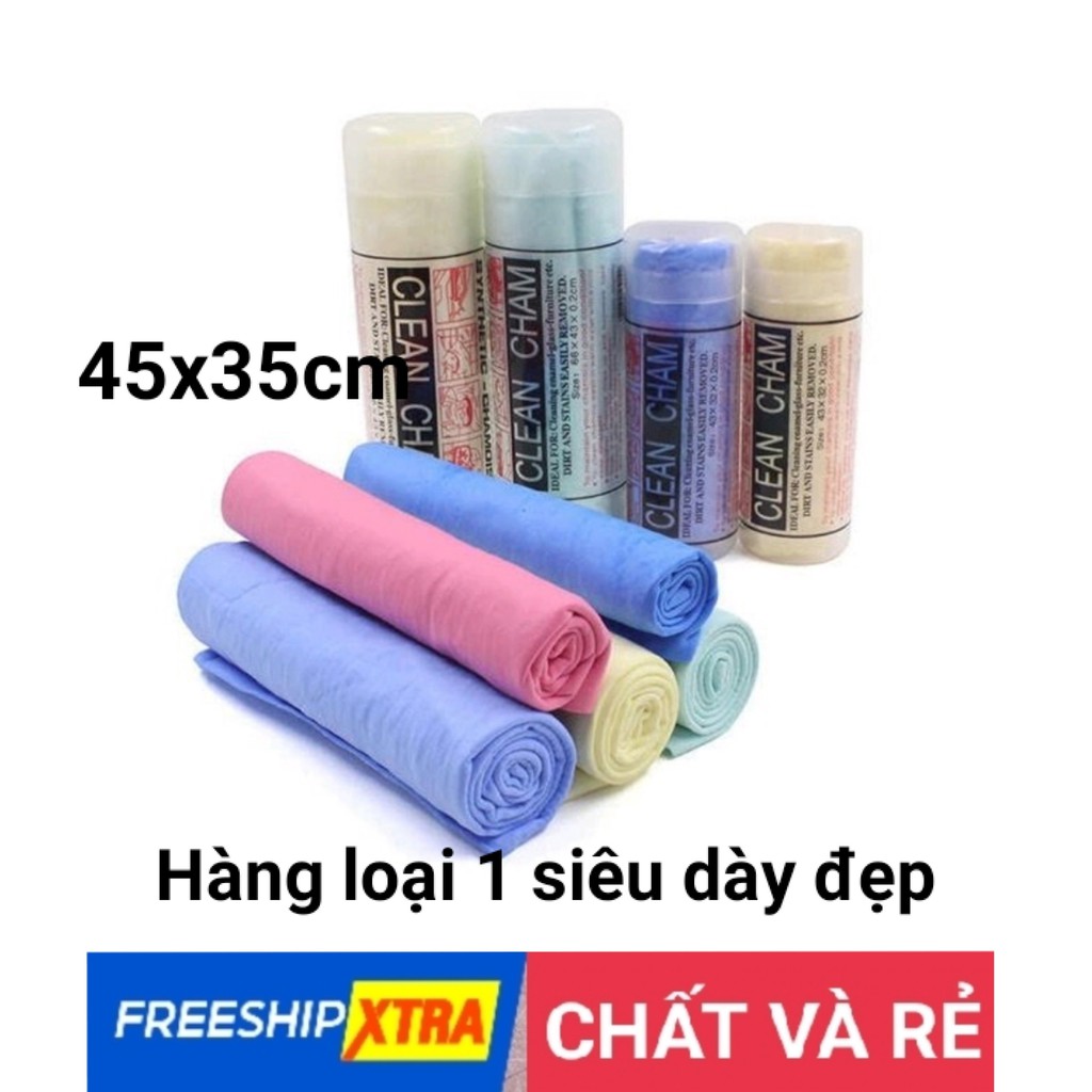 Hàng dày dặn - Khăn tắm chó mèo Clean Cham siêu thấm hút, Lau khô lông chó mèo trong 1 nốt nhạc