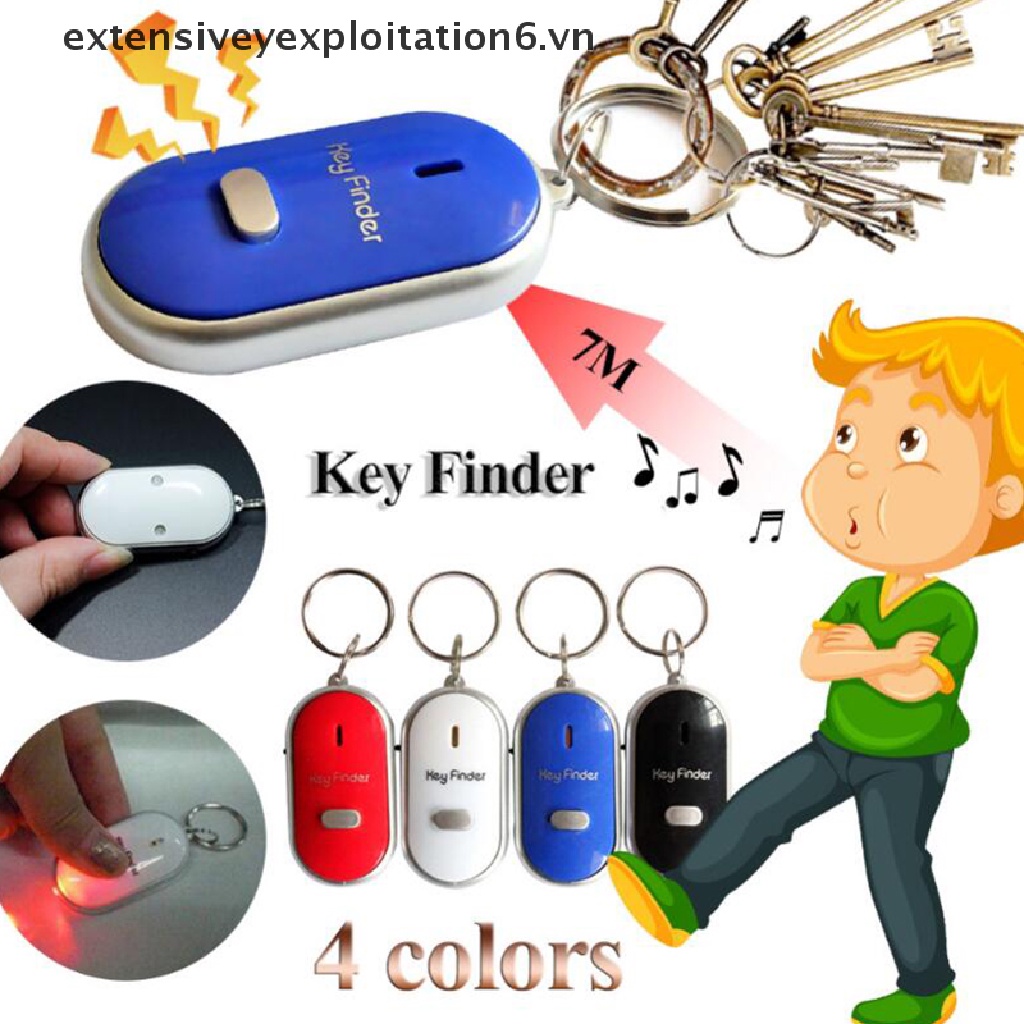 / E6vn / / Móc Khóa Thông Minh Có Đèn LED Và Cảm Biến Chống Thất Lạc