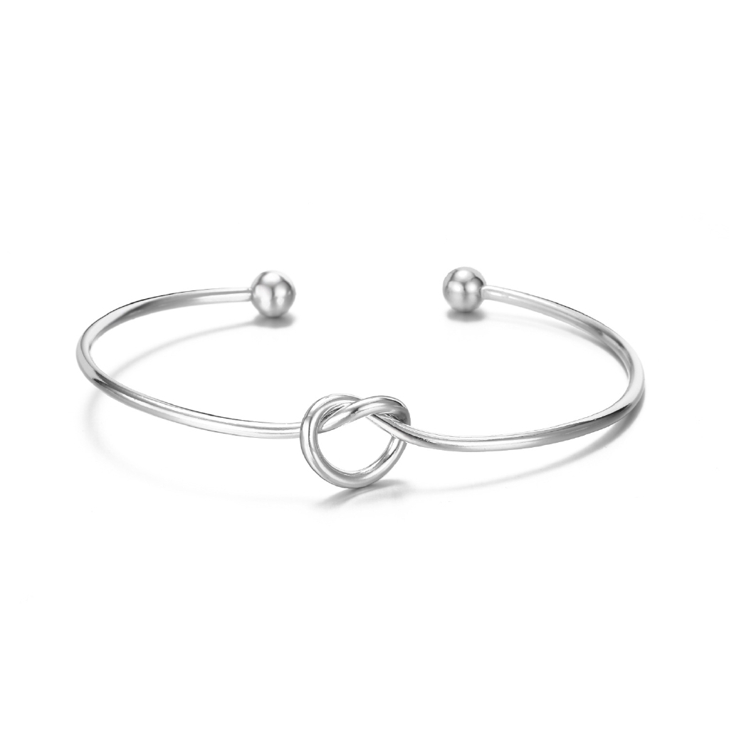 Vòng đeo tay dạng hở phong cách Hàn Quốc đơn giản