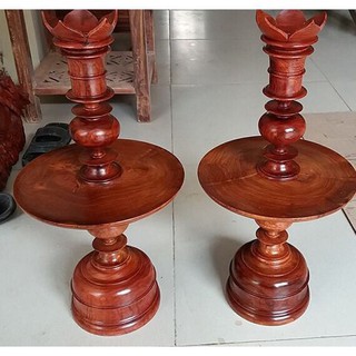 Đèn nến gỗ mít