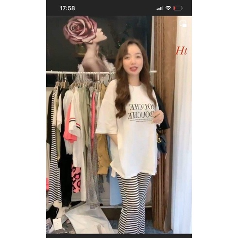 Bộ đùi BOUCHE +quần kẻ HT12