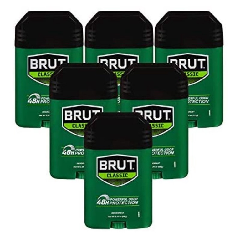 Lăn khử mùi BRUT CLASSIC SCENT ( 63g ) dạng sáp xanh.