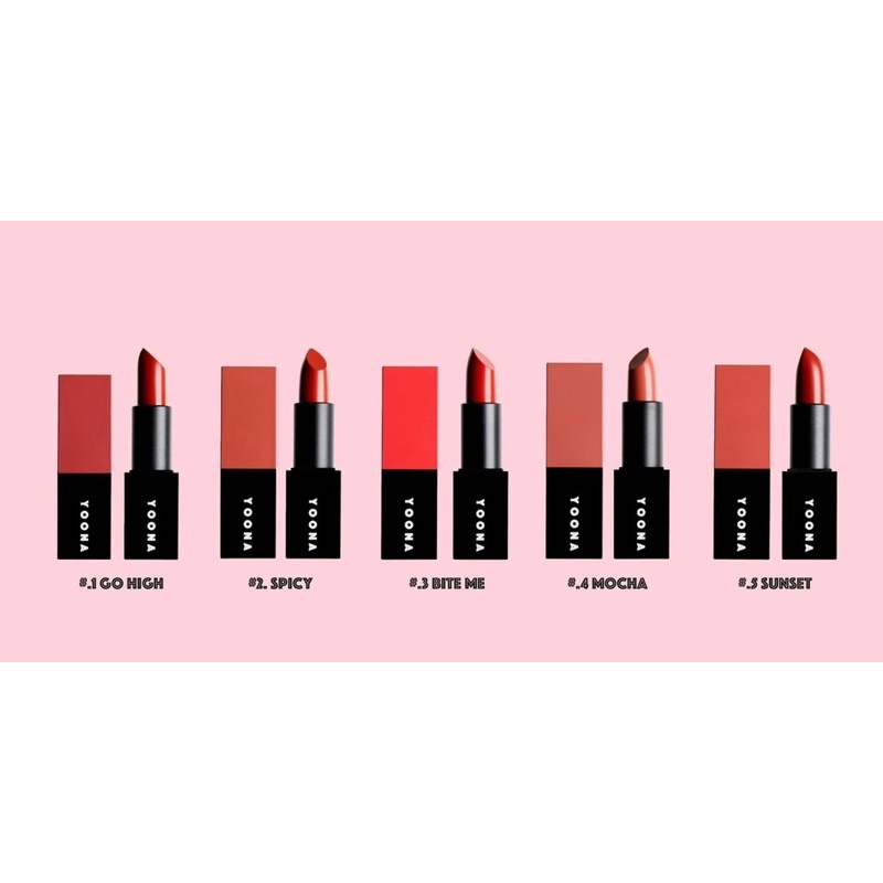 Son Yoona Matte Lip chất son mịn lì, lâu trôi