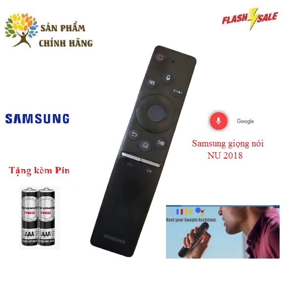 Remote Điều khiển tivi Samsung giọng nói NU 2018 - Hàng chính hãng Made in Viet Nam bóc máy mới 95%