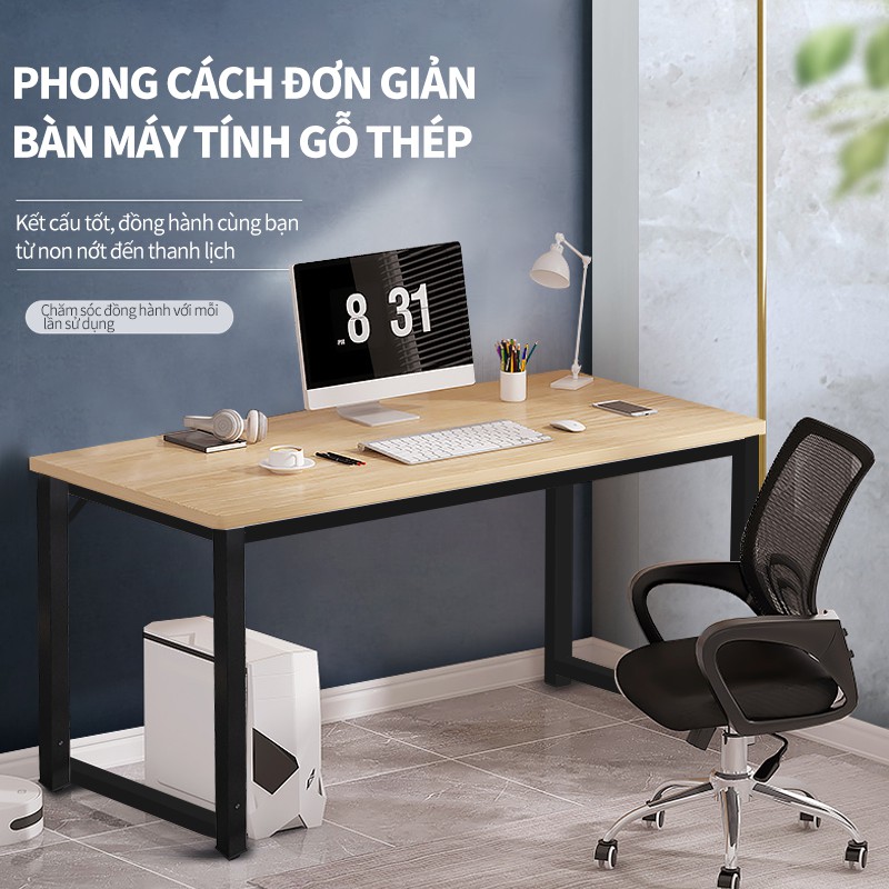 Bàn máy tính bàn học Phong cách Châu Âu, đơn giản và hiện đại, dễ dàng lắp đặt kiểu dáng đang thịnh hành YA21