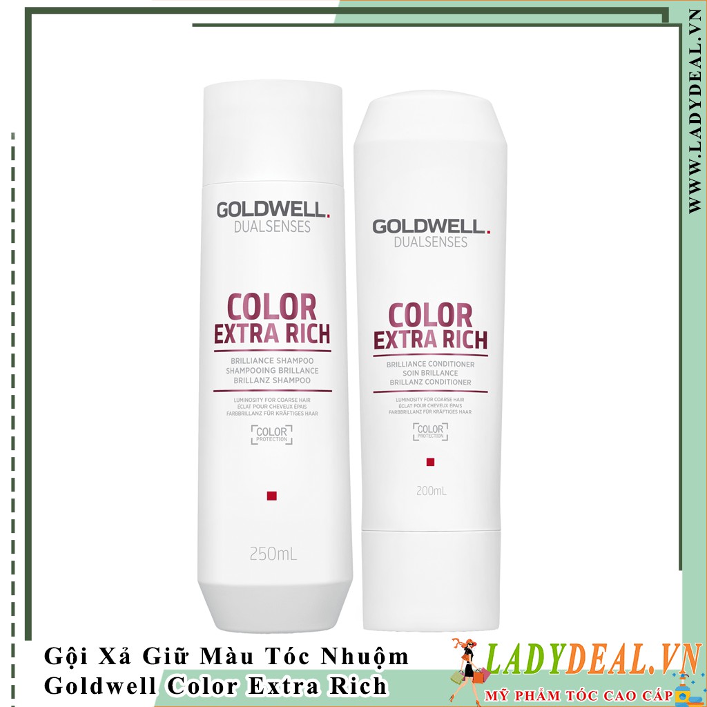 [ Chính Hãng ] Dầu Gội - Xả Giữ Màu Goldwell Dualsenses Color Extra Rich 200ml - 250ml