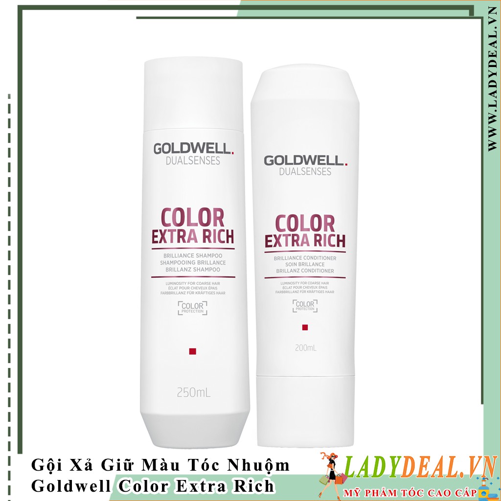 [ Chính Hãng ] Dầu Gội - Xả Giữ Màu Goldwell Dualsenses Color Extra Rich 200ml - 250ml