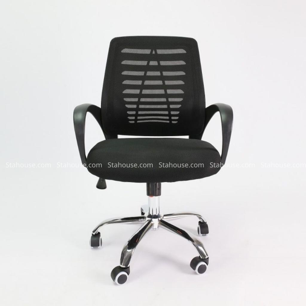 Ghế xoay văn phòng làm việc lưng A khung chắc chắn đệm êm GVP408 Stahouse Official Chair HN
