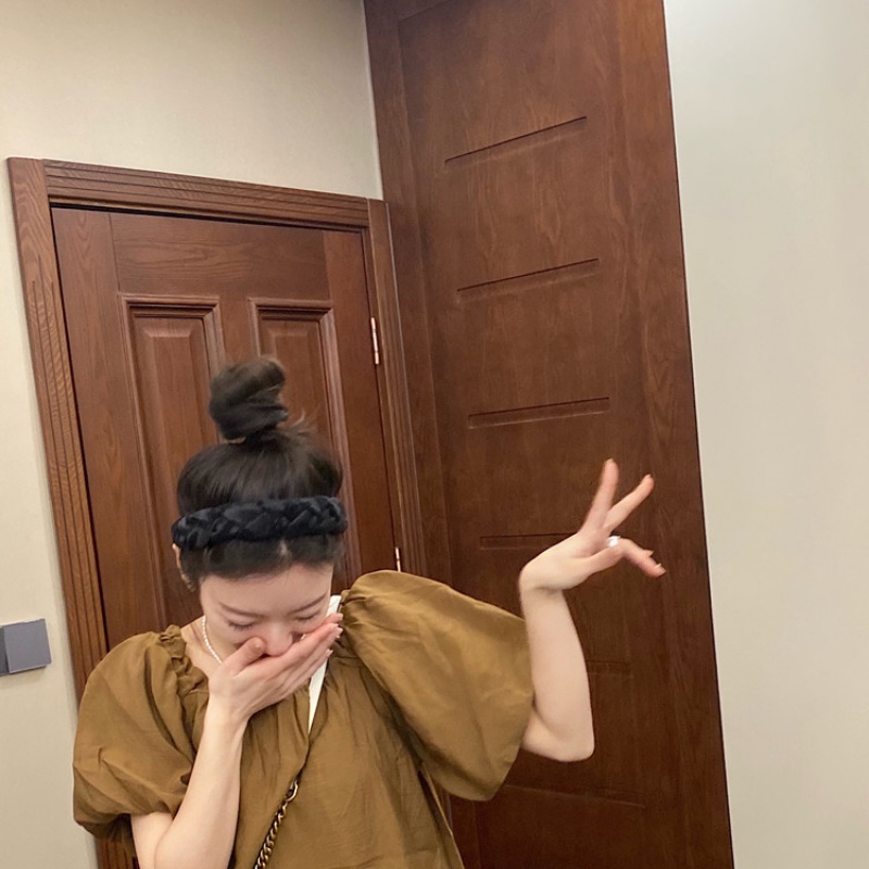 Băng Đô Dạng Bện Lưới Thời Trang Hàn Quốc