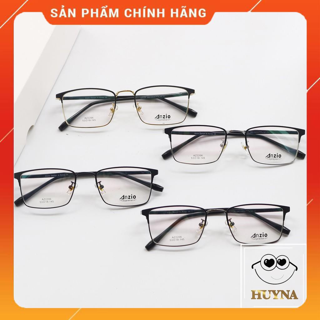 [ CAO CÁP ] - [ TITANIUM ] Gọng kính cận thời trang cao cấp TITANIUM ALLOY - mẫu kính doanh nhân - Bussiness Men- AZ2206