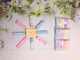 Sét 5 khăn sữa sợi tre Leelee Kids