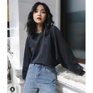 Áo croptop tay phồng A56