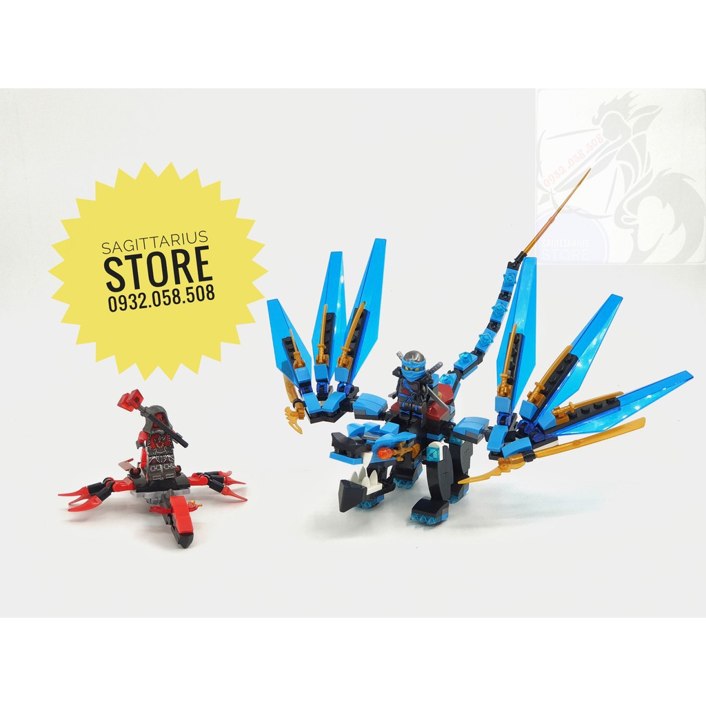 Lego Zimo Lắp Ráp Robot Ninja Rồng  _ 276 Mảnh