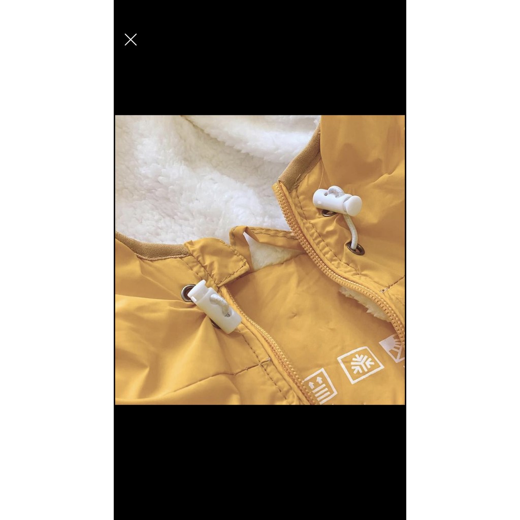 Áo Gió Nữ Lót Lông Cừu Siêu Phẩm Chống Nước Mùa Lạnh - Bunnye | BigBuy360 - bigbuy360.vn