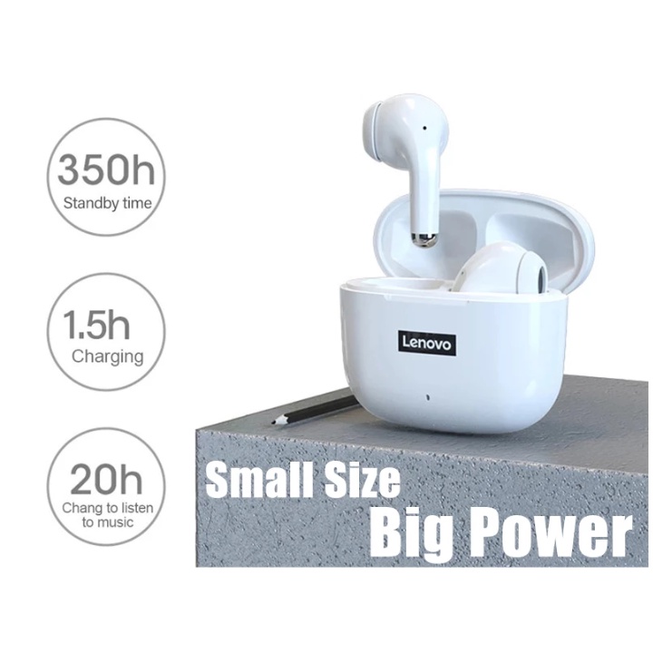 Tai nghe Bluetooth lenovo LP40PRO chống ồn điều khiển kép, chống thấm nước, phiên bản 2022 - Bảo hành 12 tháng