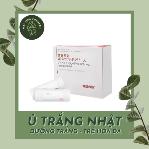 Lẻ 1 gói ủ trắng mặt Nhau Thai Cừu Nhật Bản