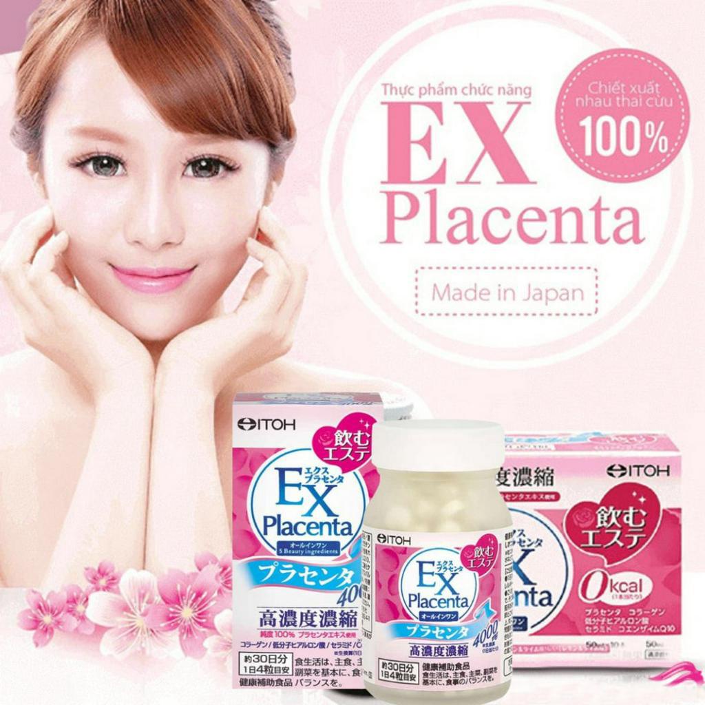 Viên Uống Làm Đẹp da Naris Itoh Ex Placenta 120 viên