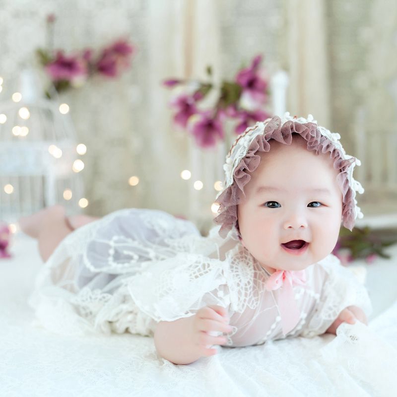 Mary☆3 Pcs/set Newborn Photography Props Baby Bonnet Pants Clothes Set Photo Clothing