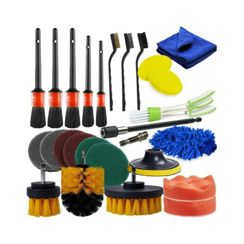 Set 26 Cọ Vệ Sinh Xe Hơi Đa Năng Tiện Dụng Chất Lượng Cao