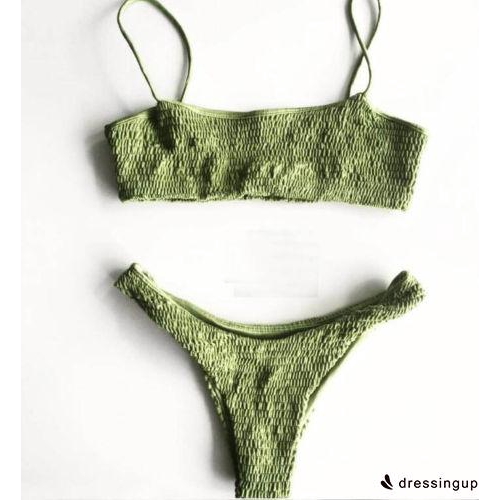 DRESSINGUP-Bộ đồ bơi 2 mảnh thời trang quyến rũ cho nữ