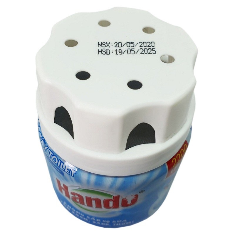 Chai thả tẩy xanh bồn cầu toilet khử mùi diệt khuẩn Hando 200g