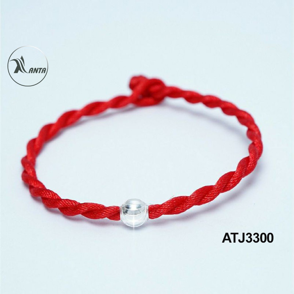 Vòng tay chỉ đỏ hạt bạc 925 ANTA Jewelry ATJ3300