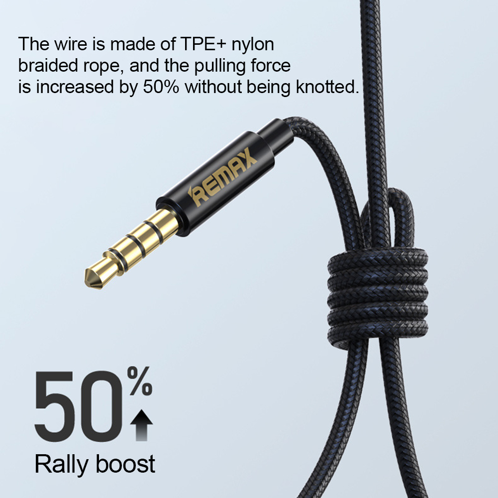 Tai Nghe Nhét Tai Remax Rm-208 Jack 3.5mm Âm Thanh Stereo Sống Động | BigBuy360 - bigbuy360.vn