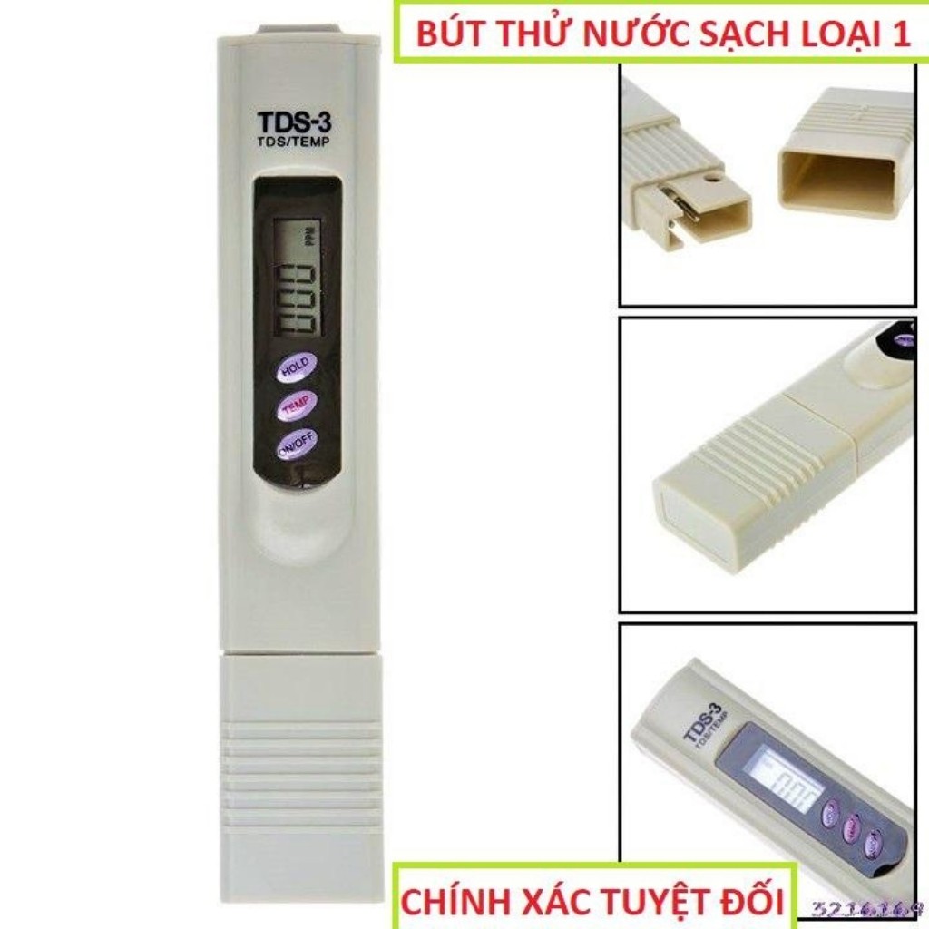 Máy Đo Kiểm Chất Lượng Nước TDS-3, Máy Kiểm Tra Nước Sạch Hay Bẩn