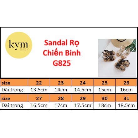 Giày Sandal thiết kế quai dây độc đáo cho bé gái G825