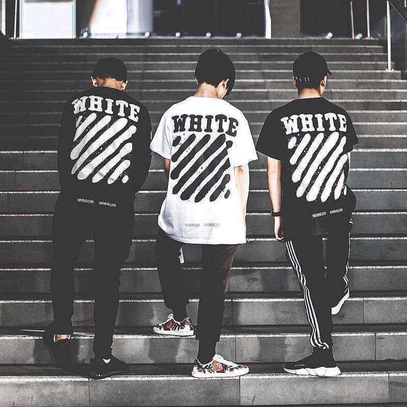Áo Thun Tay Lỡ Off-White Màu Trắng Áo thun unisex đẹp form rộng overssize | BeWay | BigBuy360 - bigbuy360.vn