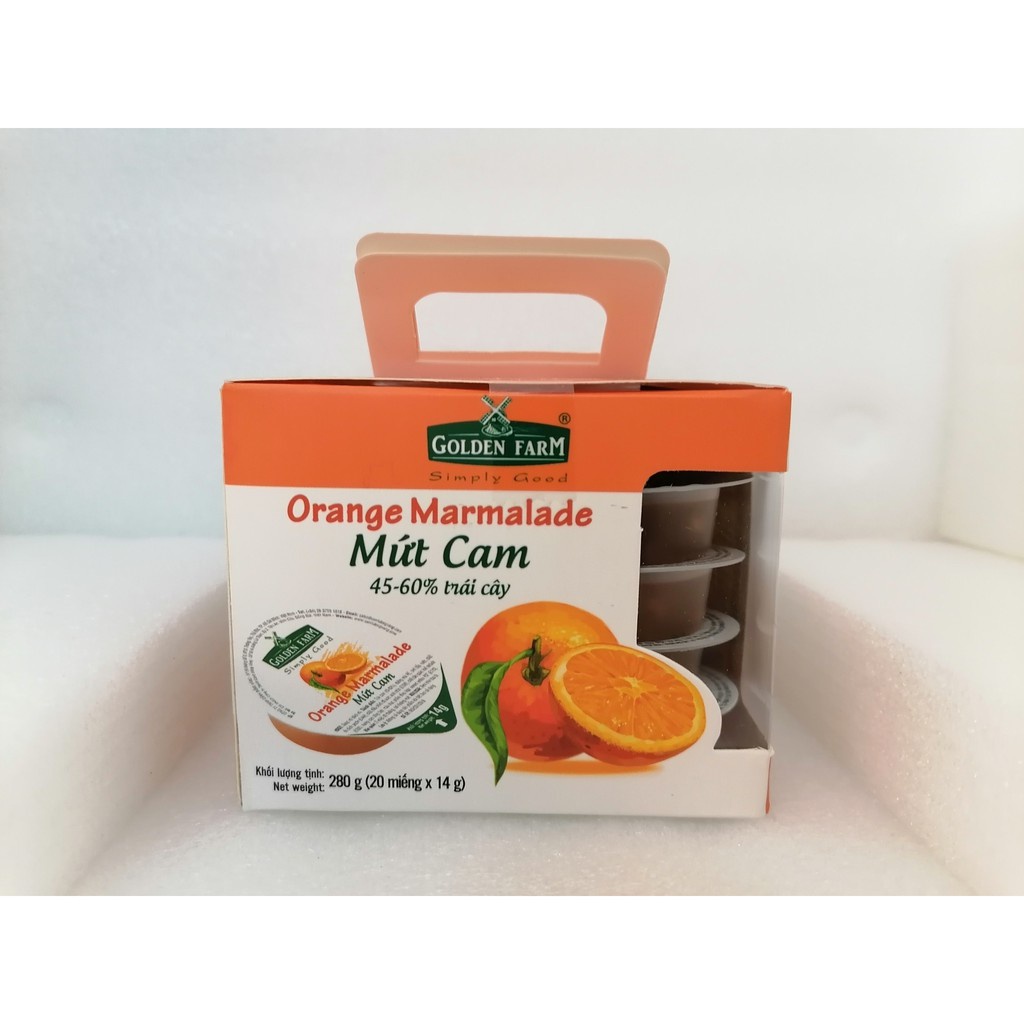 [COMBO 20 HŨ]Mứt Cam 14g Golden Farm là lựa chọn lý tưởng để bạn bổ sung năng lượng và vitamin C cho cơ thể YAMEAUTO 666