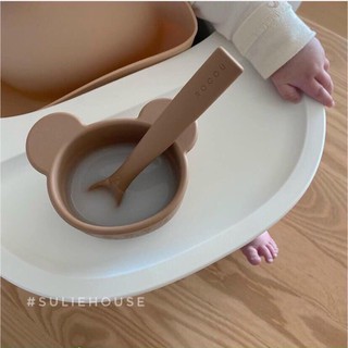 Set bát gấu kèm thìa silicon 🐻🐻🐻🐻